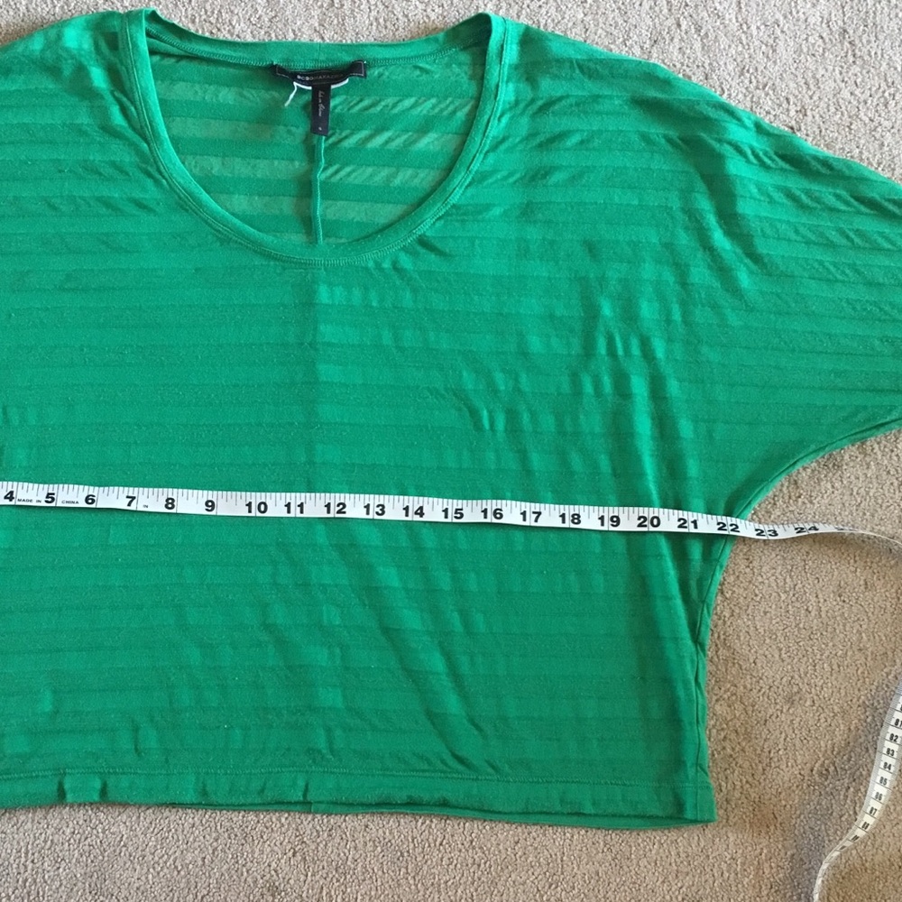 ❤️LAST DAY! Donating!❤️BCBGMAXAZIRA green shirt - Picture 7 of 8